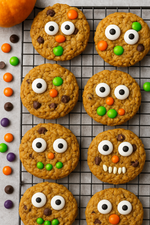 Spooktacular Halloween Monster Cookies - Sugar-Free with Modern Nature Liquid Stevia Drops