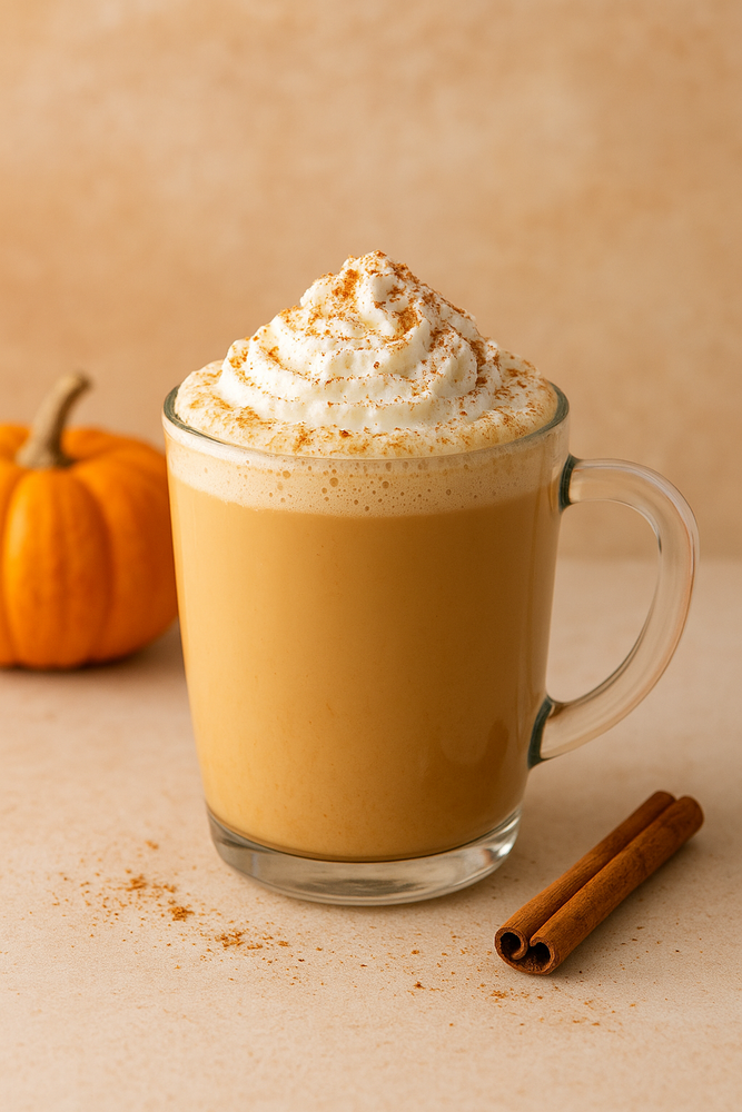 Guilt-Free Pumpkin Spice Latte Sweetened with Modern Nature Stevia Drops!