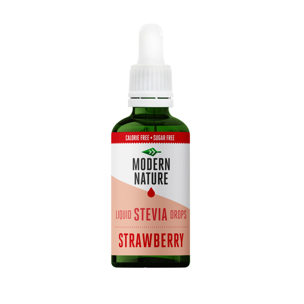 Liquid Stevia Drops Sweetener - Strawberry Flavour - 50ml