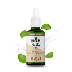 Liquid Stevia Drops Sweetener - Almond Flavour - 50ml