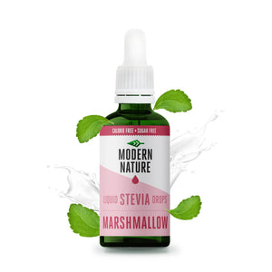 Liquid Stevia Drops Sweetener - Marshmallow Flavour - 50ml