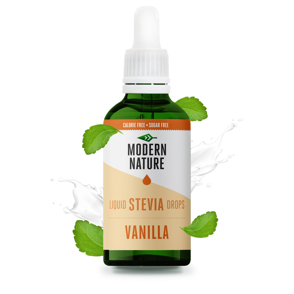 Flüssiger Stevia-Tropfen-Süßstoff – Vanillegeschmack – 100 ml
